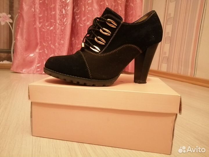 Туфли осенние р 39(замша)