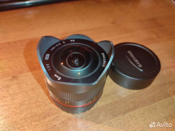Объектив Samyang 8mm f2.8 для Samsung NX fisheye