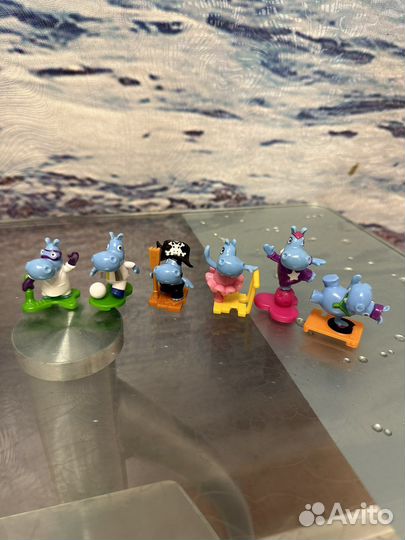 Игрушки из киндера бегемотики