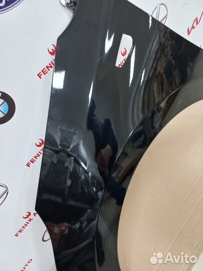 Крыло крашеное на Солярис 2 от 17-23 Черный