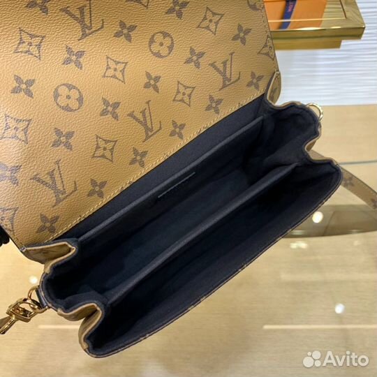 Сумка Louis Vuitton канва+натуральная к