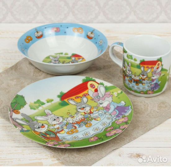 Новый набор детской посуды