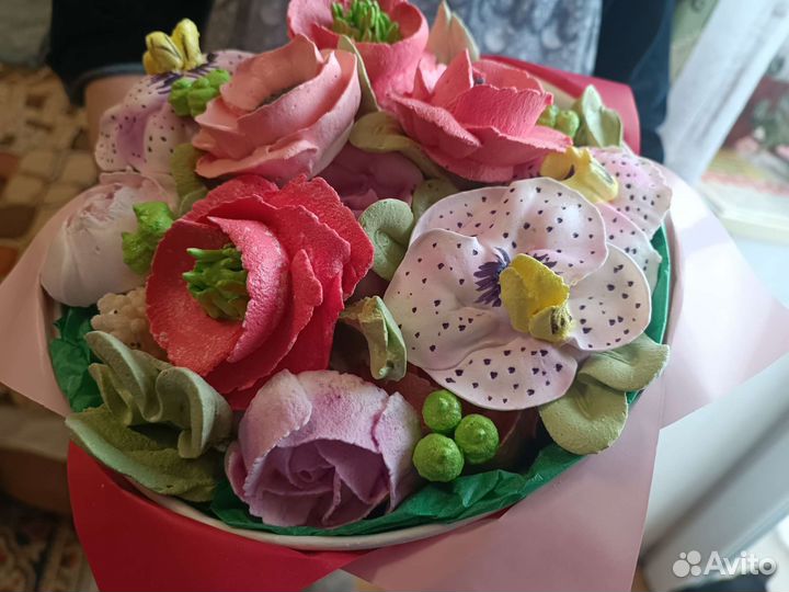 Зефирные букеты, подарки, комплименты