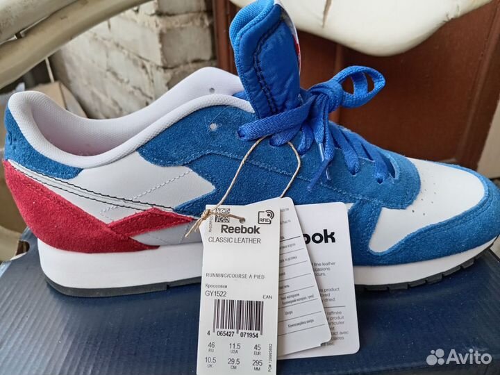 Кроссовки Reebok US11.5/44.5 RU Оригинал