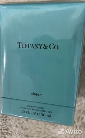 Новый парфюм духи tiffany &CO sheer,30 ml