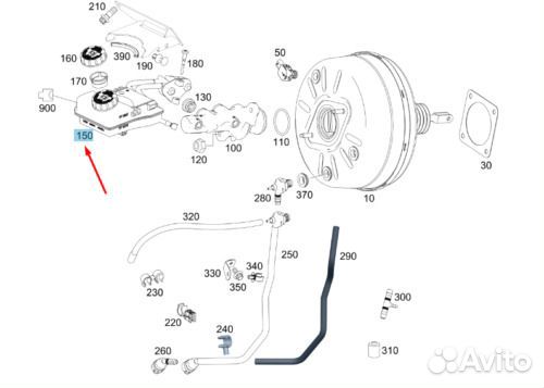 A4474310302 Бачок на Mercedes