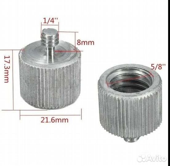 Переходник для штатива 1/4 5/8