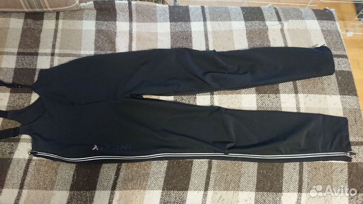 Лыжные разминочные штаны-самосбросы