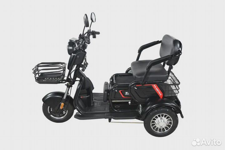 Электротрицикл white siberia sibtrike 2000W 2023