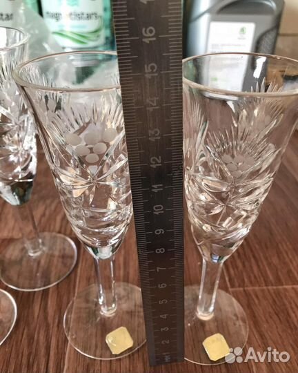 Фужеры хрустальные