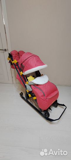 Санки коляска nika