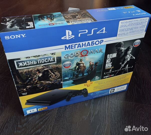 Коробка от Sony PlayStation PS4 slim 1Tb