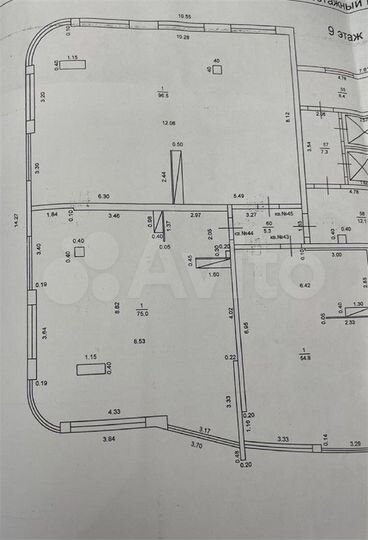3-к. квартира, 75 м², 9/15 эт.