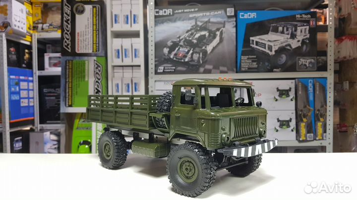 Радиоуправляемый советский грузовик газ-66 MN
