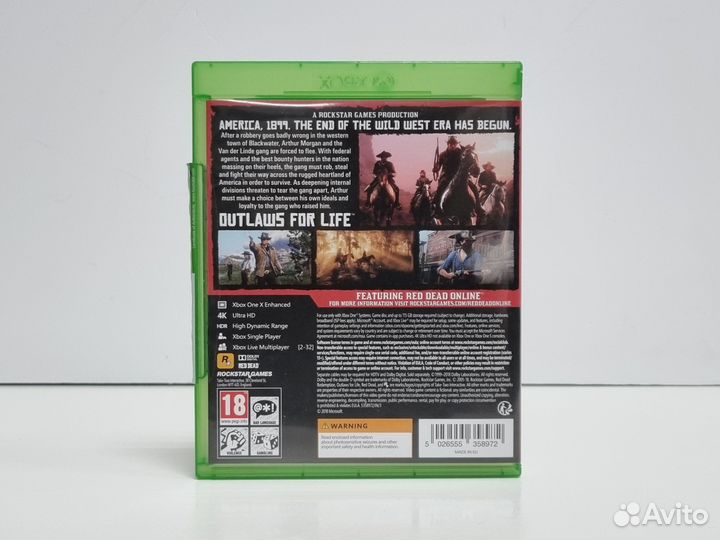 Диск Red Dead Redemption 2 Xbox One