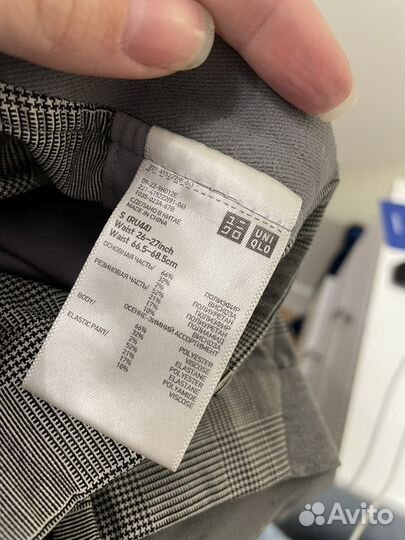 Брюки серые женские uniqlo