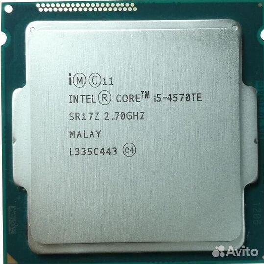 Процессор Intel Core i5-4570TE SR17Z 2.70 GHz
