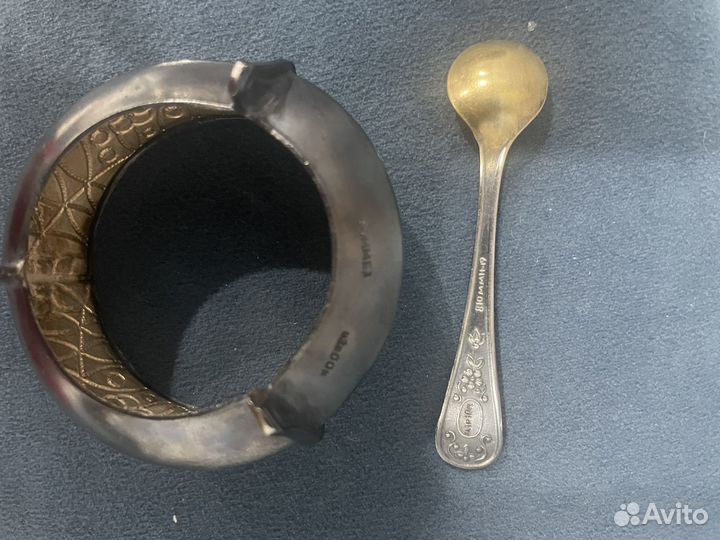 Солонка мельхиор СССР