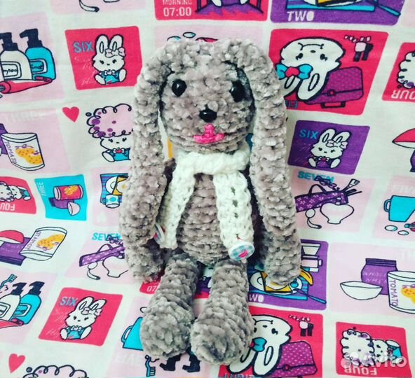 Мягкая игрушка заяц