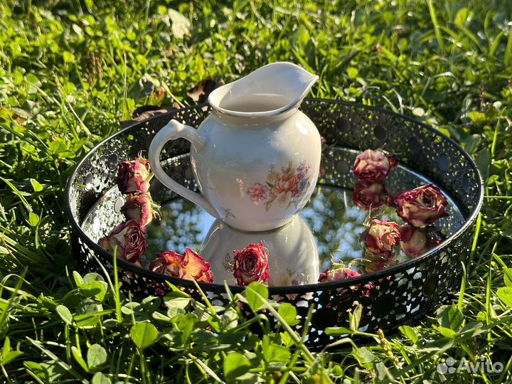 Молочник сливочник дулево СССР винтаж