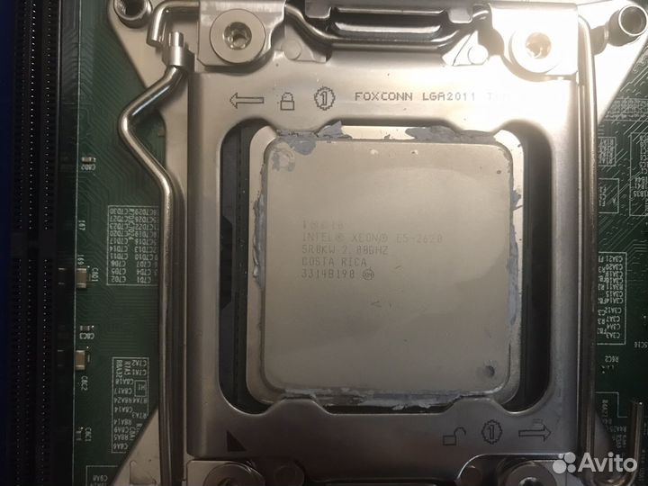 Материнская плата серверная с двумя xeon E5-2620