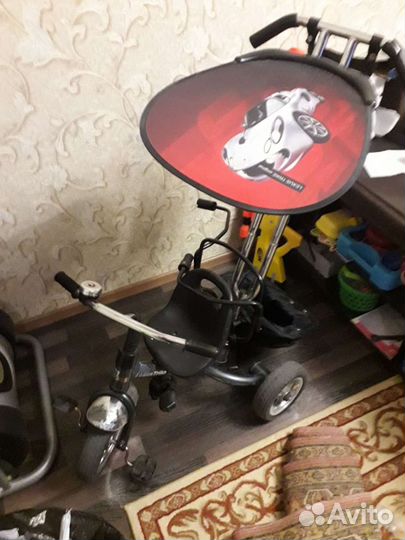 3х колесный велосипед с защитой от солнца