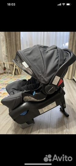 Автолюлька переноска + база Teutonia Tario