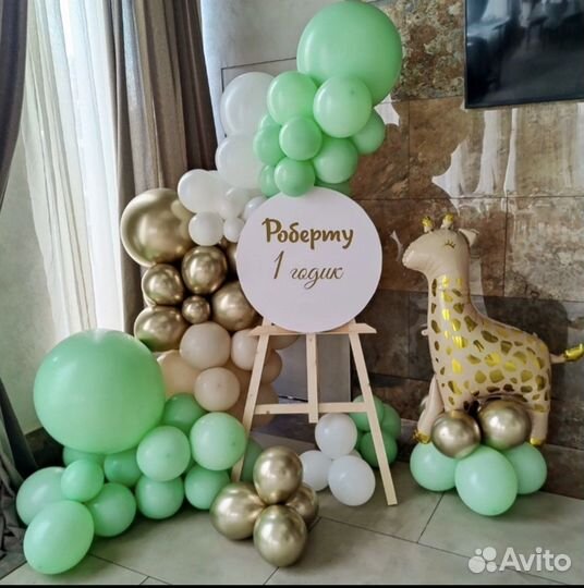 Воздушные шары, композиции, цифры