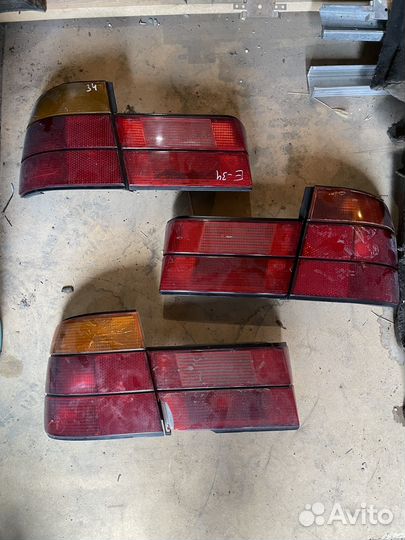 Задние фары bmw 5 e34