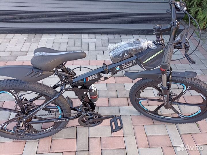 Новый складной двухподвесной BMW 24 колеса,21 скор