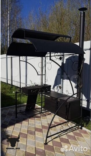 Беседка с мангалом