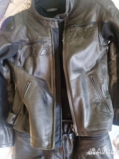 Мотокомбинезон раздельный кожаный мужской Dainese