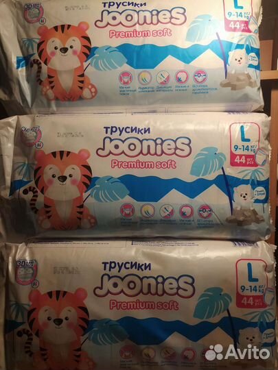 Подгузники-трусики Joonies 4/L (9-14кг)