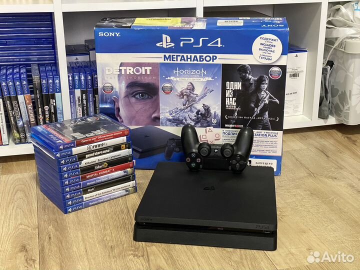 Sony PS4 Slim 1TB 3V Как новая