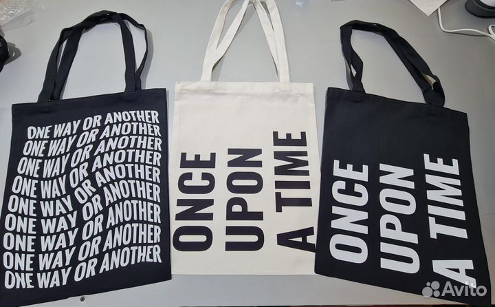 Печать на шопперах, шоппер сумка с принтом или лог