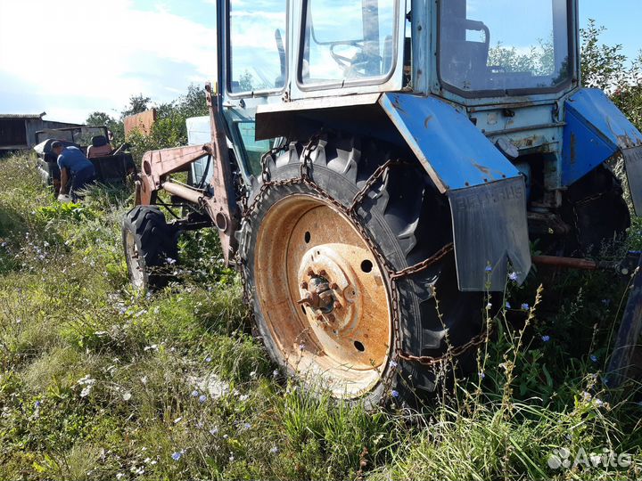 Синий трактор мтз 82