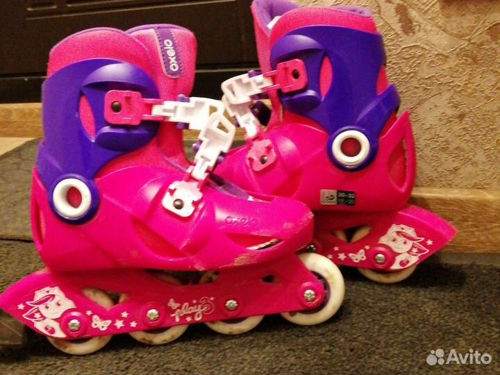 Роликовые коньки детские раздвижные
