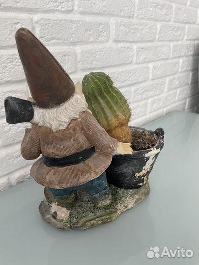 Горшок керамика - гном