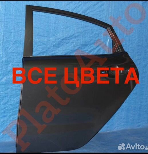 Задняя правая дверь Hyundai Solaris 1 2010+ SAE