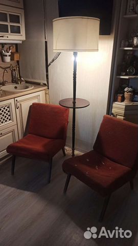 Старинный торшер рабочий