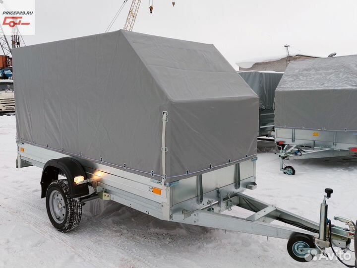 Прицеп оцинкованный 3.0х1.4 с тентом 