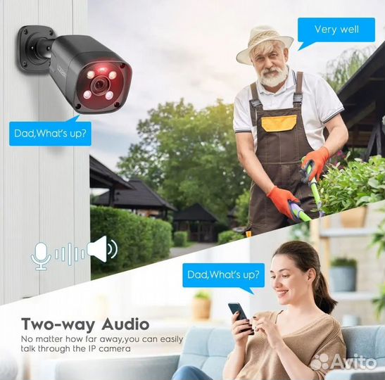 Комплект видеонаблюдения POE 8MP