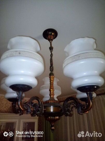 Люстра потолочная бу