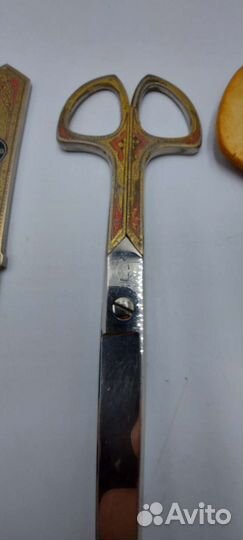 Винтажный набор золинген ножницы и нож для конверт