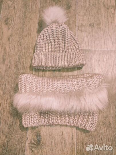 Комплект Zara. Шапка и снуд