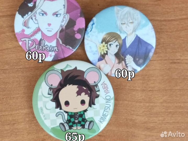 Аниме значки