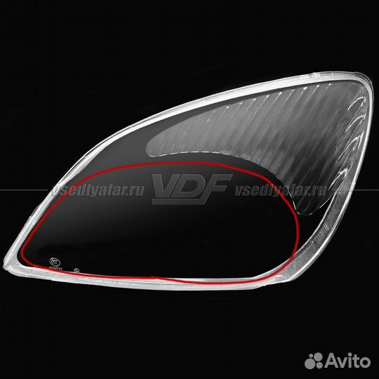 Уцененное стекло для фары Chery Tiggo (2005-2013)