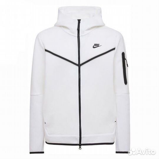 Худи Nike Tech Fleece белое