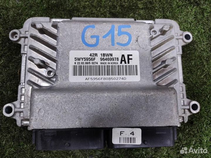 Блок управления двс Chevrolet aveo T255 2008