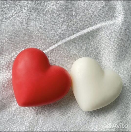 Форма для свечей, мыла (сердце)